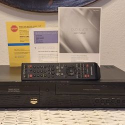 Samsung DVD VCR Combo Player With HDMI Recorder Dubbing Copy VHS To DVD w/Remote