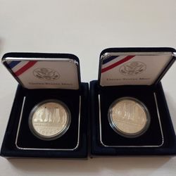 US Mint Commemorative Silver Dollars