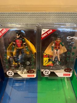 DC Direct Robin Action Figures with Comic Book – Set of 2