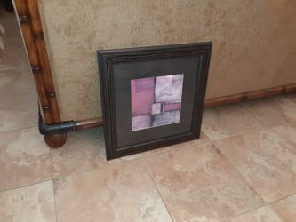 Dark Wood Framed Picture 