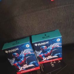 Blue Spiderman Magic The Gathering Deck