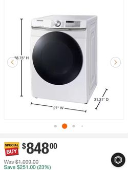 Samsung gas dryer
