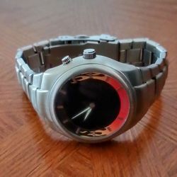 Fossil Big Tic Red Flame Animated Men’s Wrist Watch