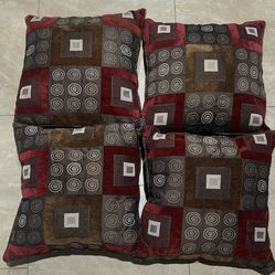 Throw Pillows Cushions For Sofa Set Of 4 For $20