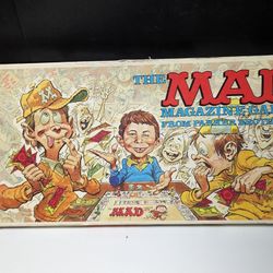 Vintage The MAD Magazine Game by Parker Brothers - Incomplete, Missing Pieces

