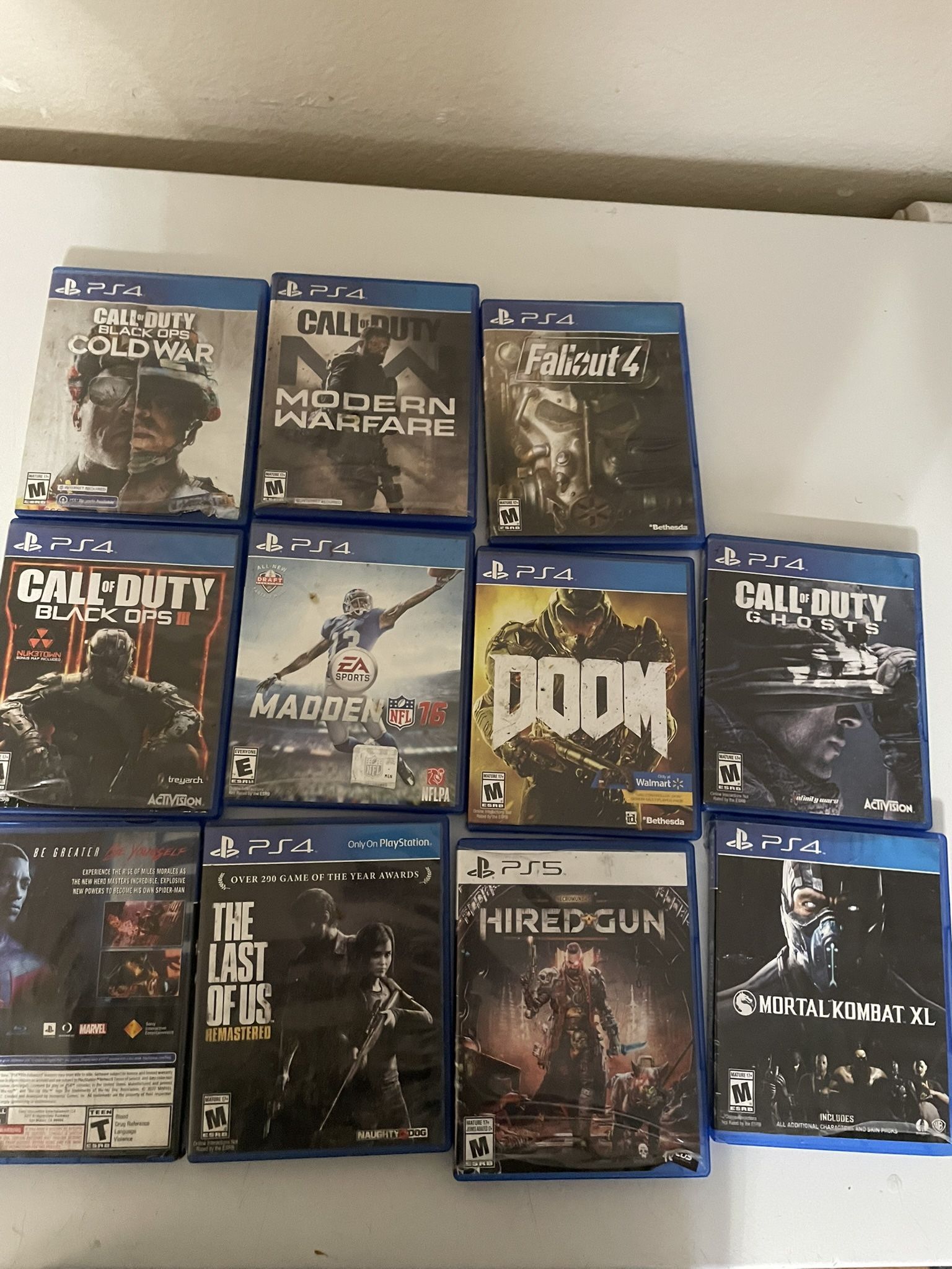 ps4 games (bundle)