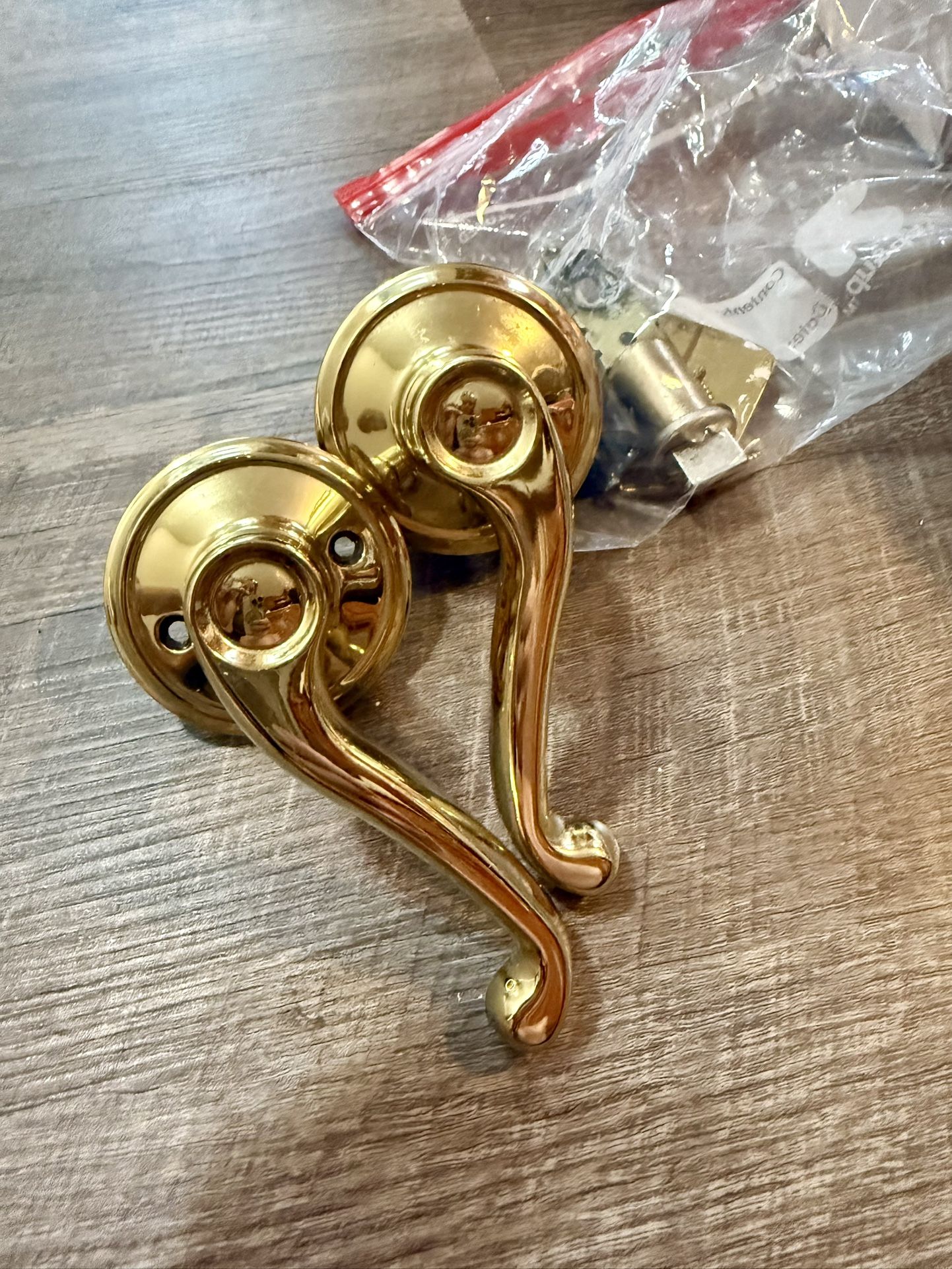 Door Handles, Gold, Brass