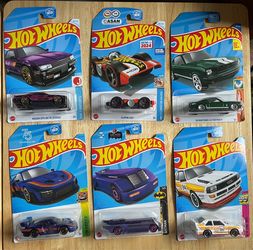 5$ each - Hot Wheels Die-Cast Cars Lot of 6
