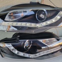 06-08 Audi A4 LED Projector Headlights Luces Calaveras Micas Faros Focos Faroles