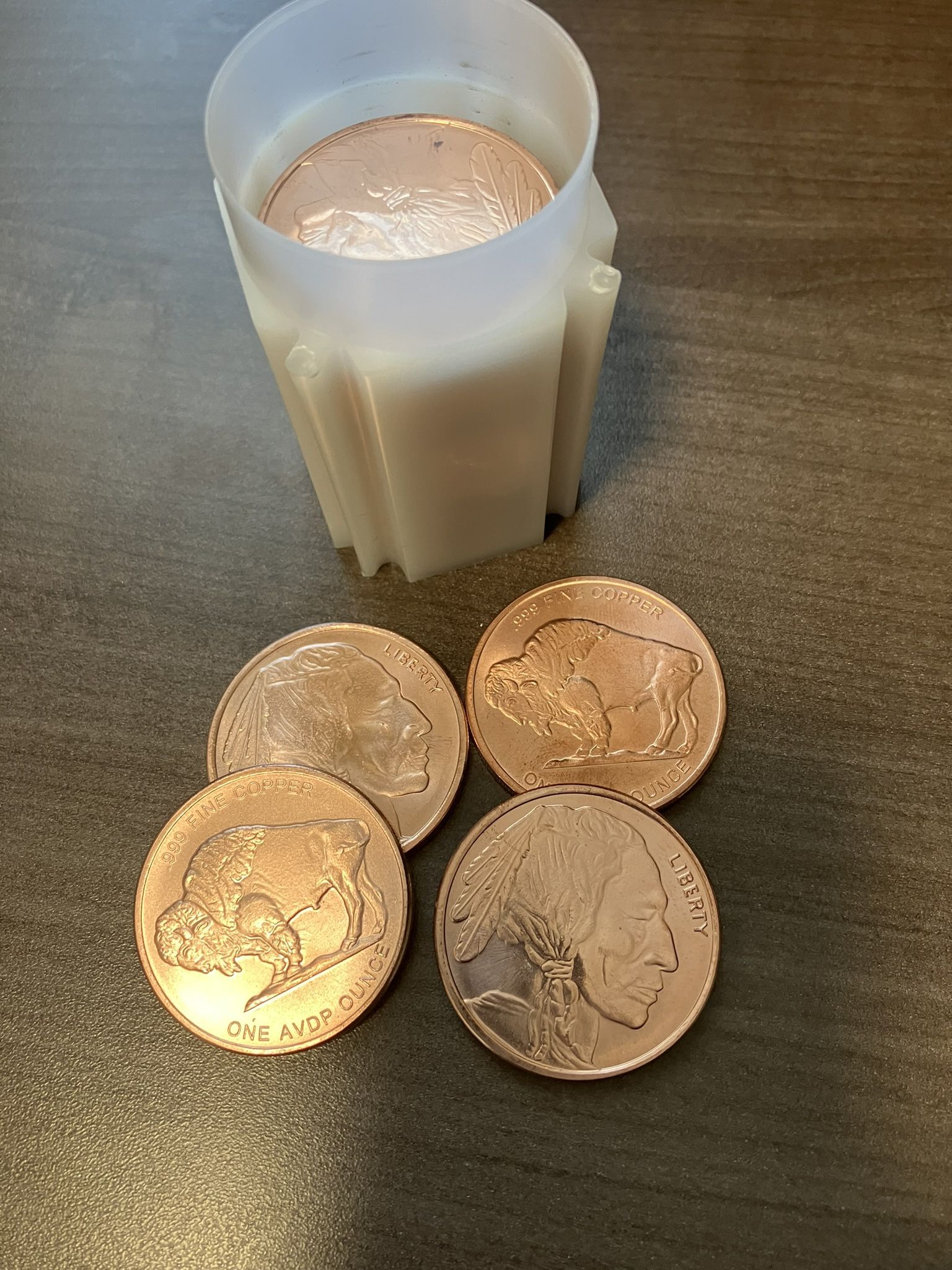 .999 Fine Copper rounds Set of-20