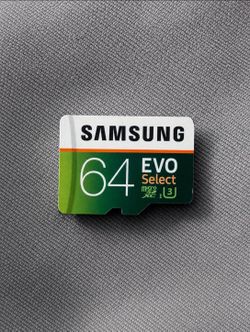 Samsung 64GB EVO Select MicroSDXC Card -U3