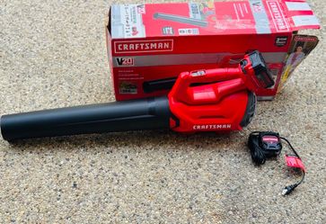 CRAFTSMAN V20 20-volt max 380-CFM 100-MPH Battery Handheld Leaf Blower 4 Ah