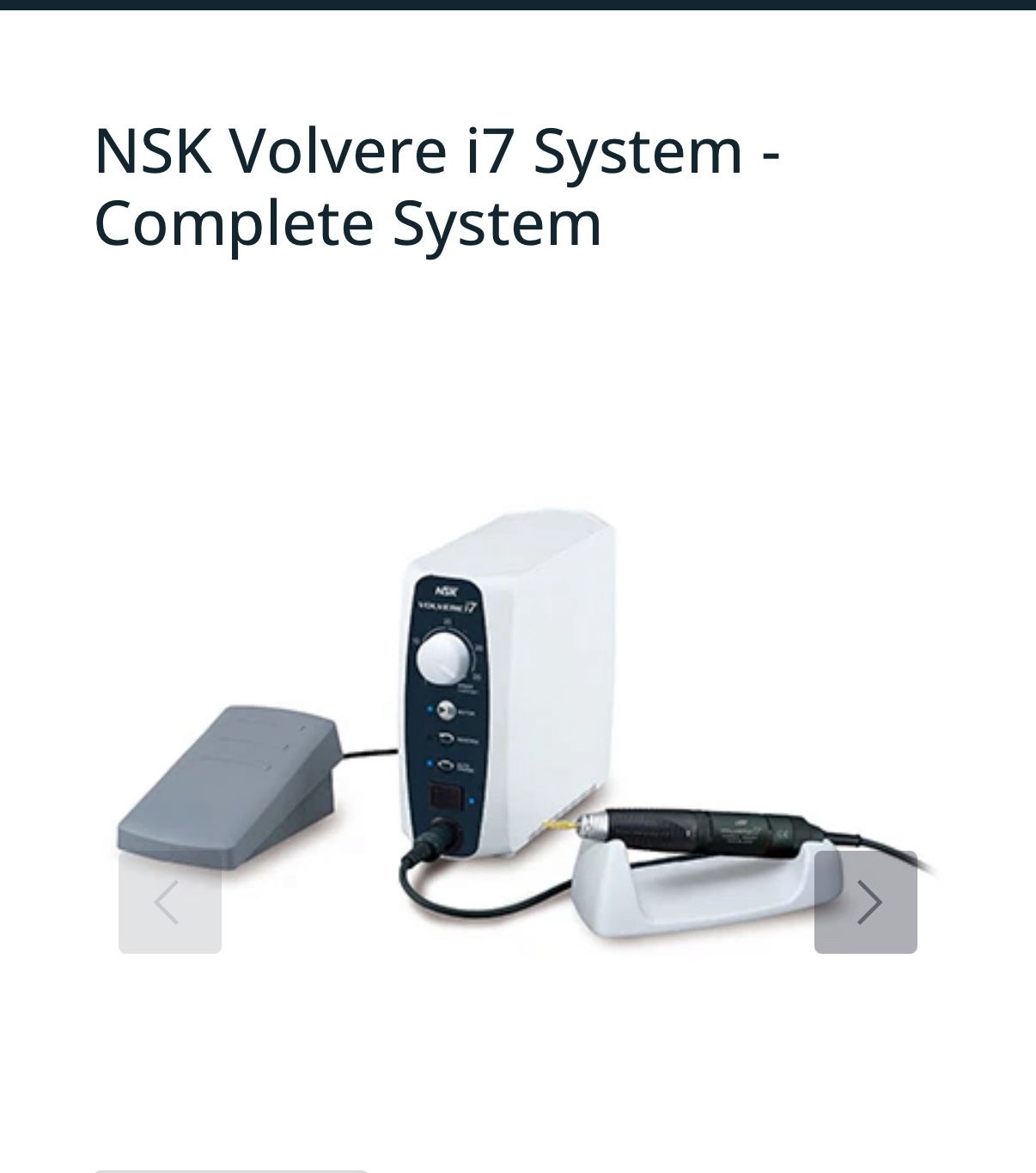 NSK Volvere i7 System - Complete System