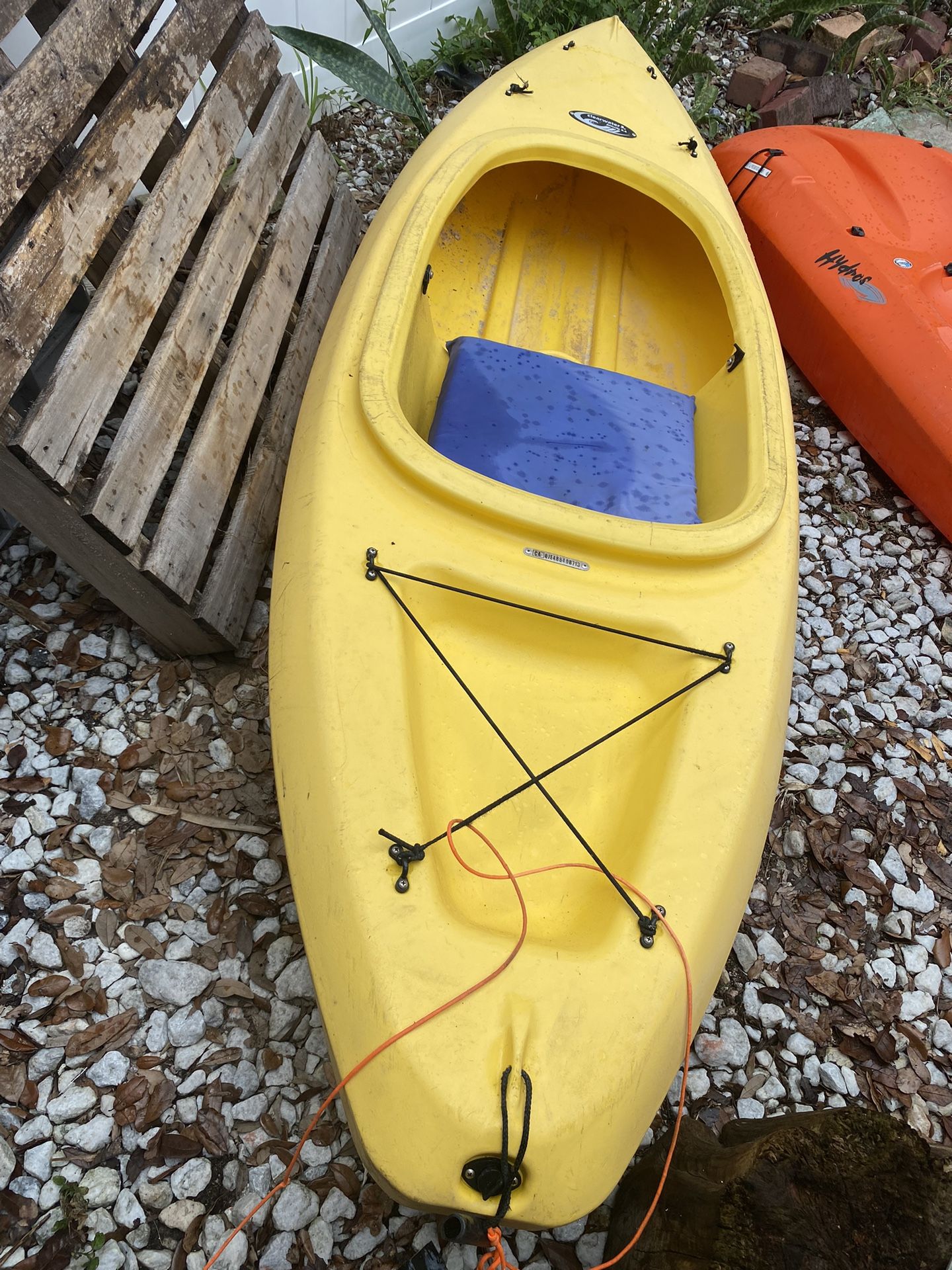 Kayak With Paddle.