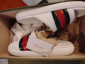 Gucci Mens Brand New Slides, Size US 13