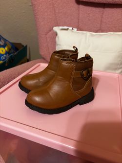Toddler Brown Ankle Boots