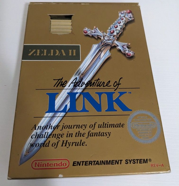 Zelda II: The Adventure Of Link For NES (CIB, Minor Damage)