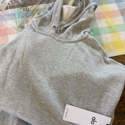 Alo set Accolade Hoodie or Crew and  Straight Leg Pants