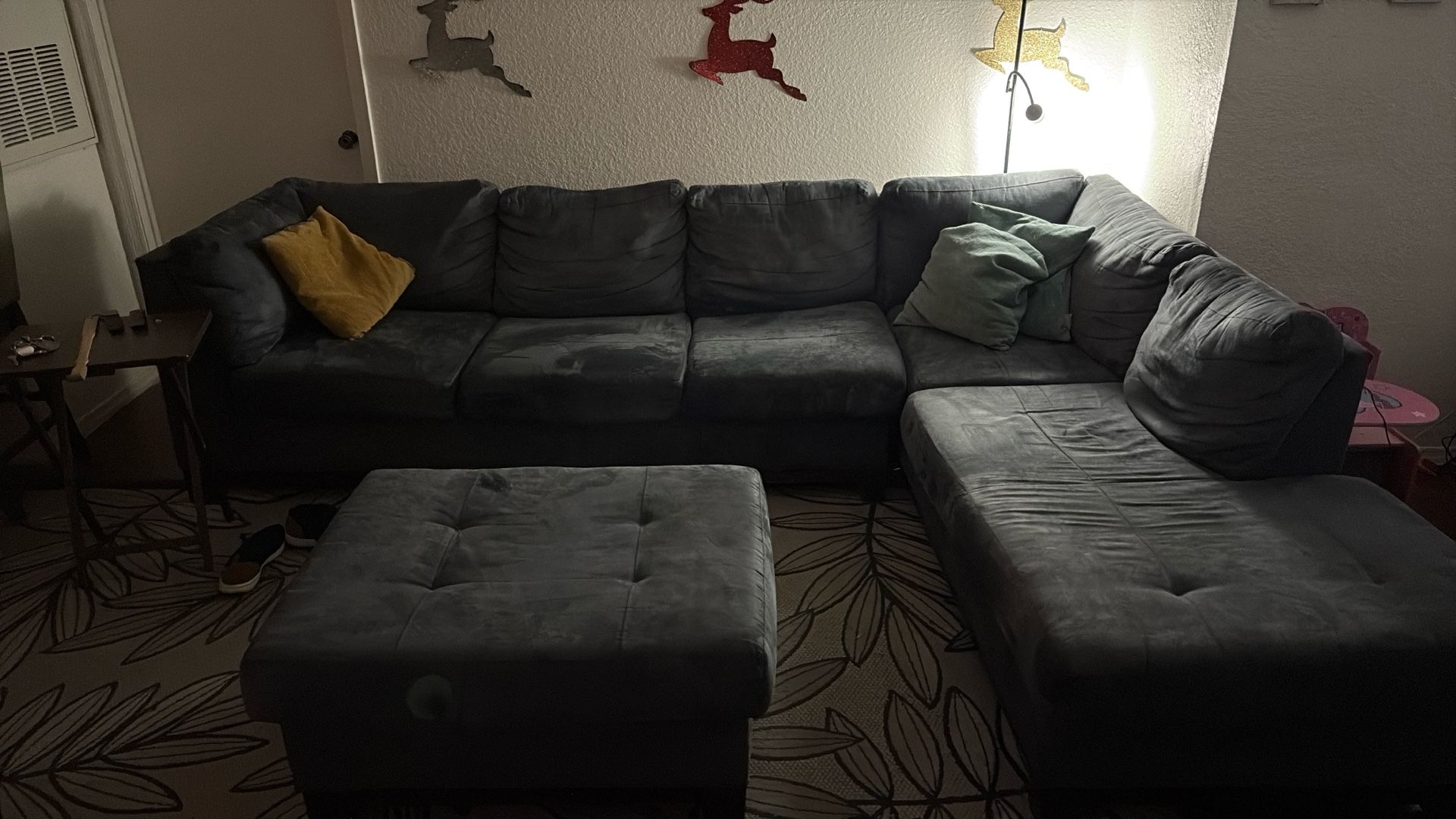 Sectional Blue, American Signature Couch