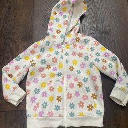 Girls Heart Zip Up Hoodie Sweater Size 3t By Cat & Jack #12