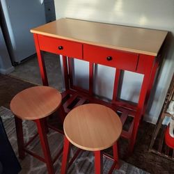 Small Table With Stools 