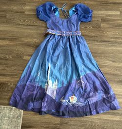 Disney Her Universe Cinderella Women's Belted Costume Dress XL Blue Purple