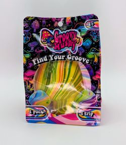 Groovy Mushy Squishy Gel Squeeze Ball Stress Reliever, Multicolor 3.5 in