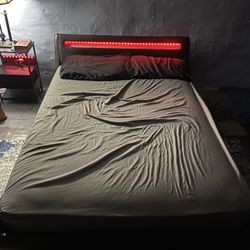 Full Size Led Light Bed Frame