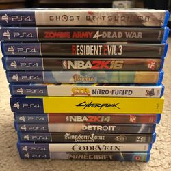 Sony PlayStation 4 Video Games $20 each