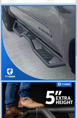 Running Boards Running Boards Compatible with 2024-2026 Toyota Tacoma (Fits Hybrid) | Double Cab |