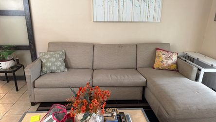 L-shape sofa bed