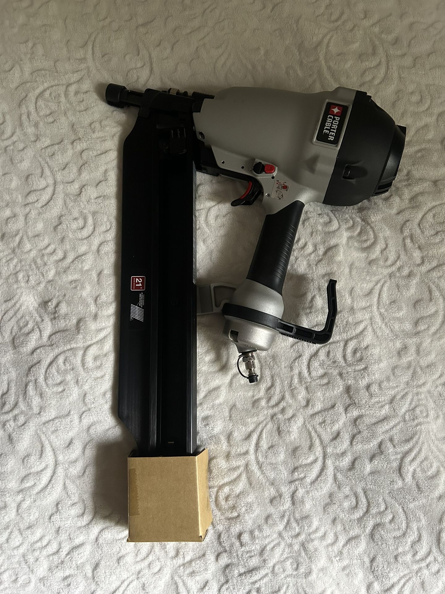 21-Degree 3-1/2 in. Full Round Framing Nailer, Porter Cable