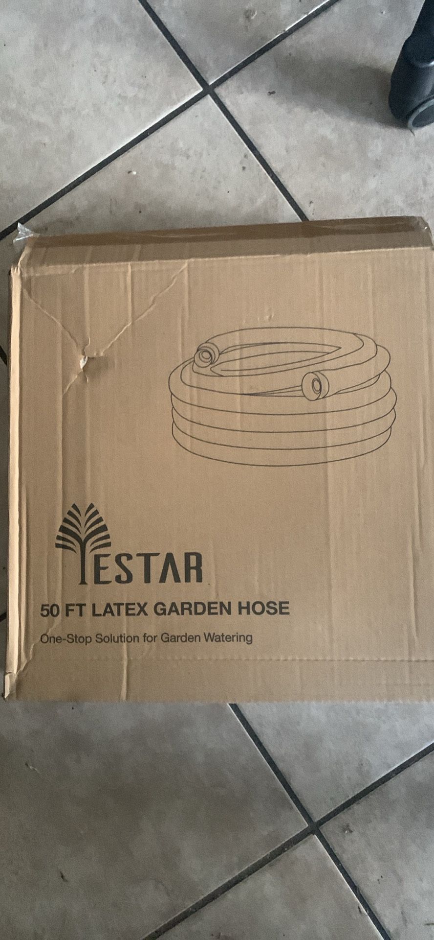 YESTAR 50 FT (5/8”) Latex Garden Hose, Flexible (Green)