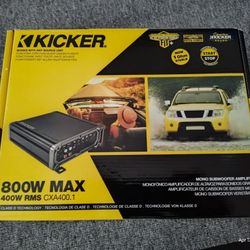 Brand NEW Kicker 800W MAX 400W RMS
