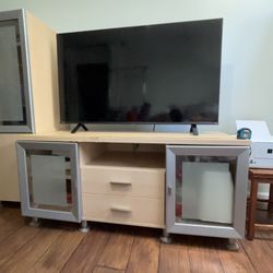 TV Stand & (2) Cabinets
