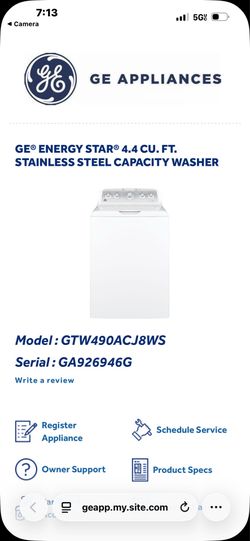Ge washer