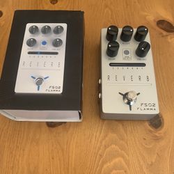 Flamma Stereo Reverb Electric Guitar Pedal