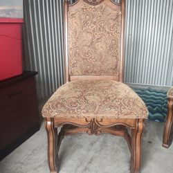 Antique Pair Chairs
