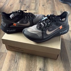 Off-White x Nike Zoom Fly SP 'Black'