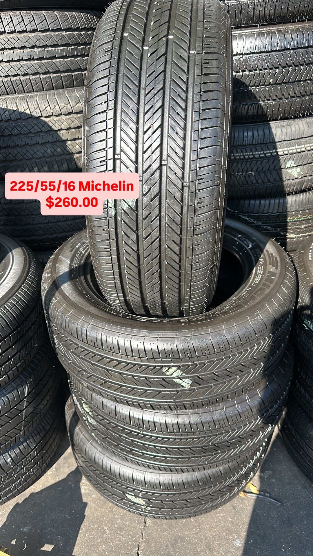 225/55/16 Michelin Semi New All Four 98 % TREAD LIFE | ❗Ask For Availability / Pregunta Por Disponibilidad ❗|
