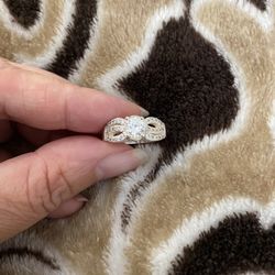 Real 925 Sterling Silver Wedding Ring Size 7