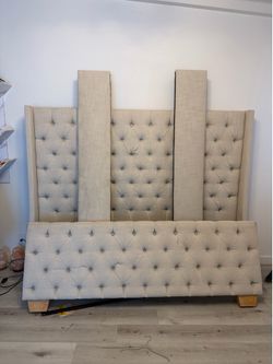 King Size Bed headboard and frame