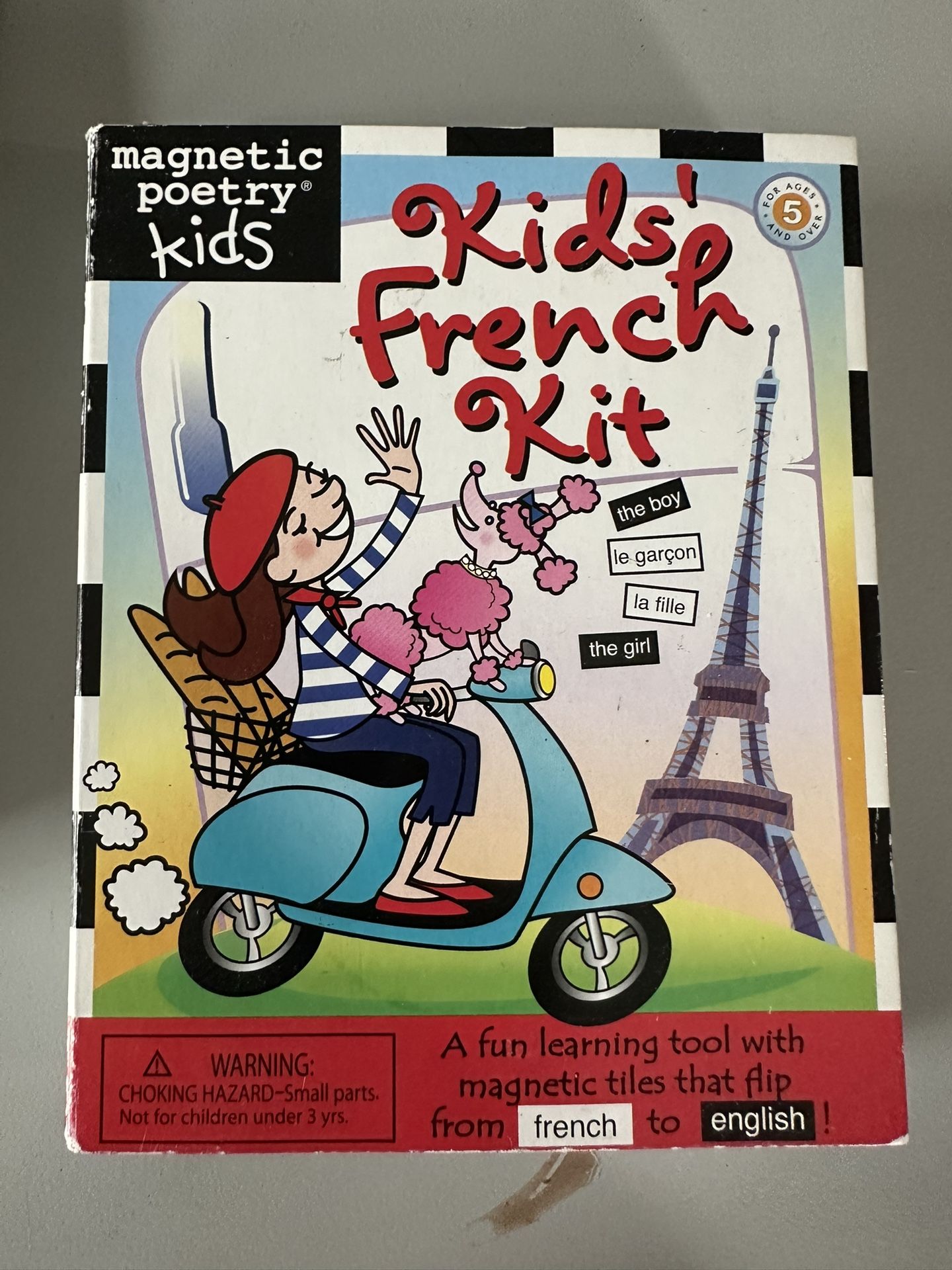 Magnetic Poetry Kids French kit