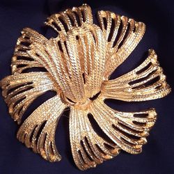 Starburst Medallion Brooch