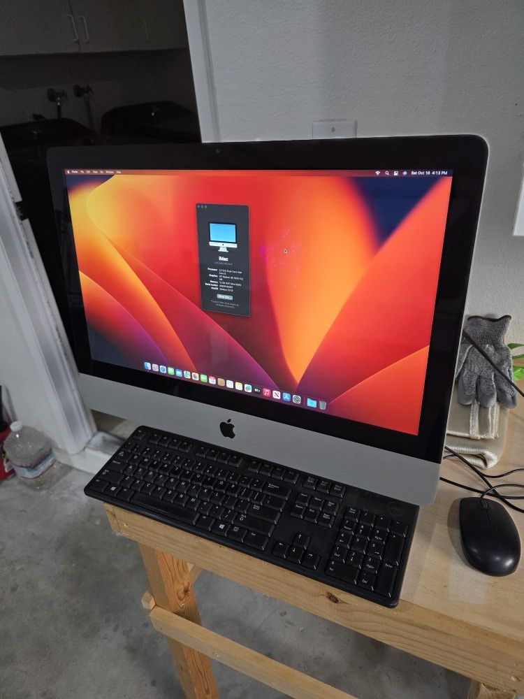 Apple iMac 21.5 12gb Ram 1tb Hdd MacOs Ventura