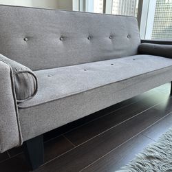 Gray Sleeper Couch – $100