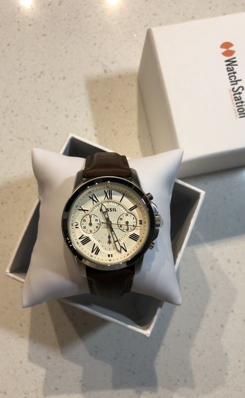 Brand New Fossil Brown Mens Watch