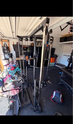 Titan Fitness Plate-Loaded Functional Trainer, Cable Crossover Machine
