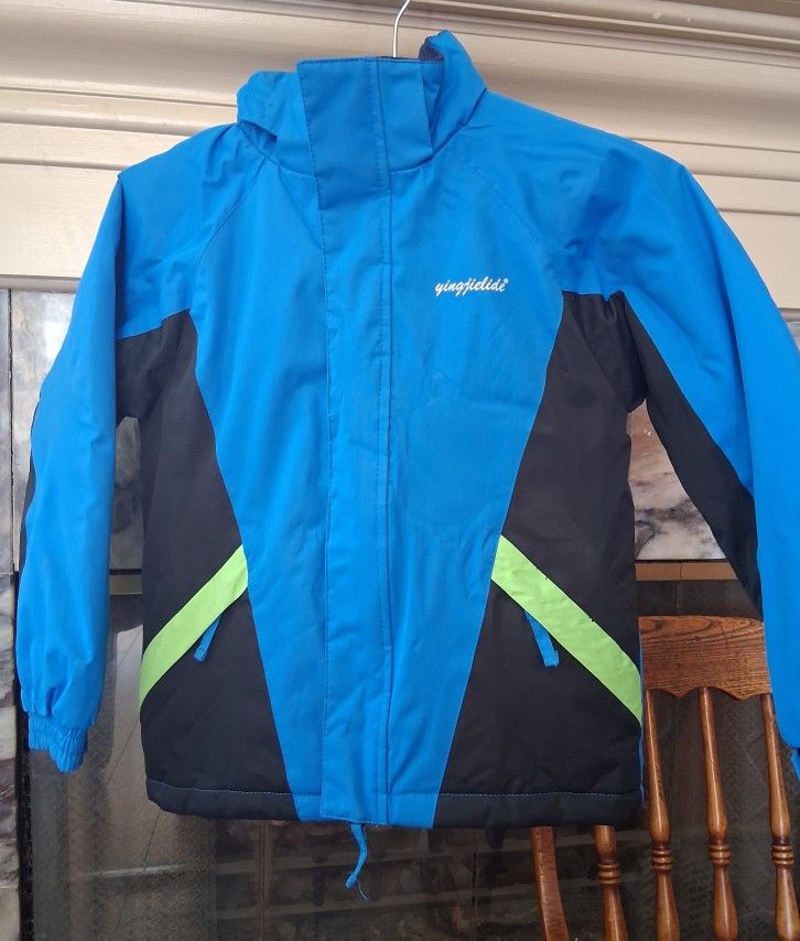 Boy's Waterproof Jacket Size 7-8 Big Kids