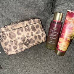 New makeup bag and body spray/lotion  set $30- for both. 